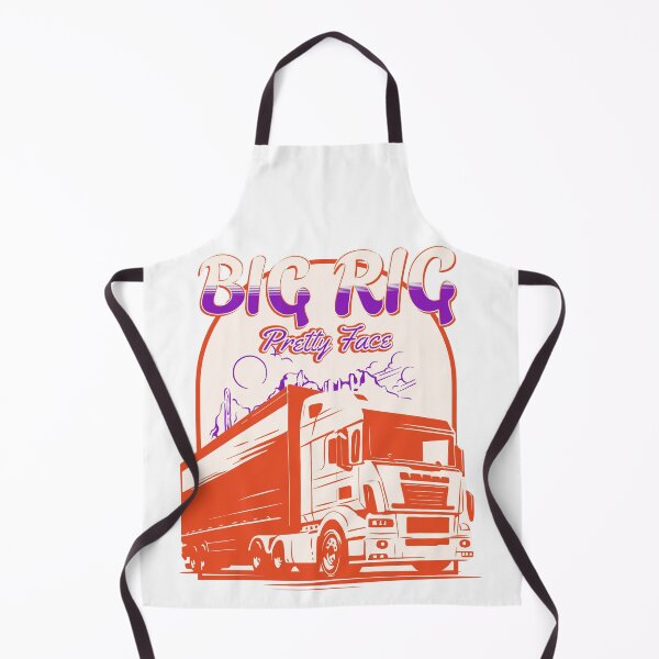 Item preview, Pretty Face Big Rig Lady Truck Driver designed and sold by Fess84.