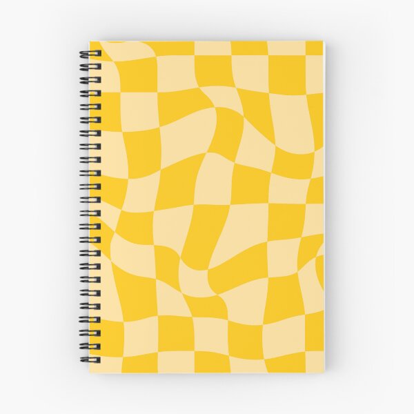 Item preview, Distorted Groovy Geometric Yellow Checkerboard Grid designed and sold by OneThreeSix.