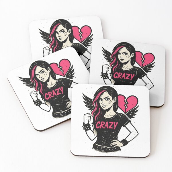 Item preview, Punk Heartbreaker – Bold Female Character Design designed and sold by LunarBones.