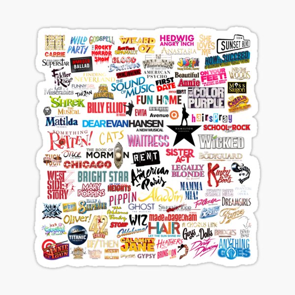 Musicals Sticker