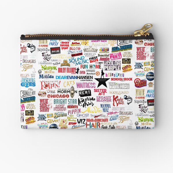Musicals Zipper Pouch