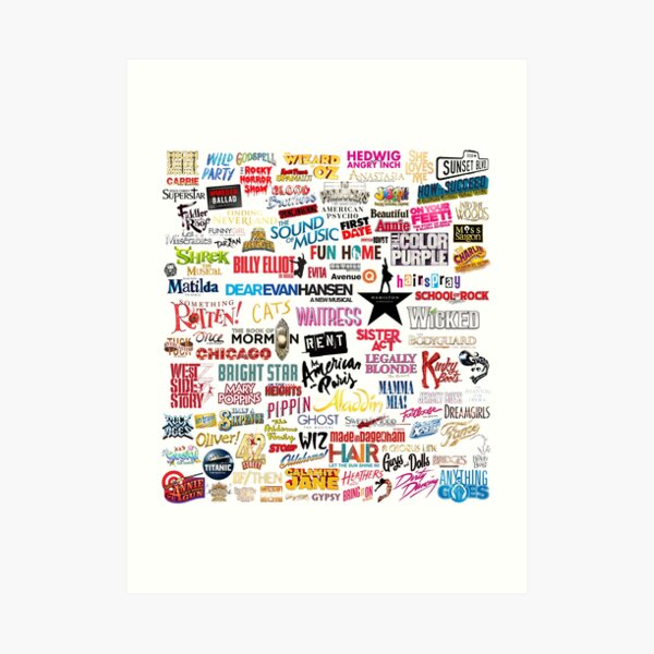 Musicals Art Print