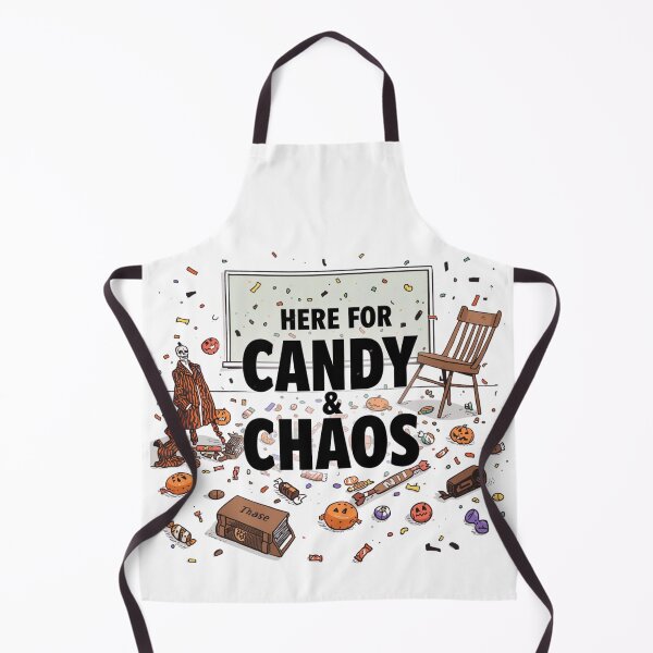 Item preview, Here for Candy and Chaos – Funny Spooky Classroom Design designed and sold by jelonkaa.