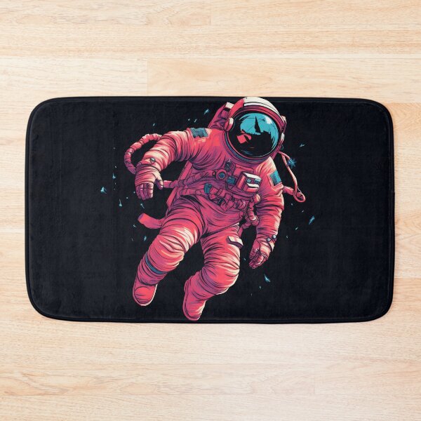 Item preview, Astronaut floating in air with black background designed and sold by anytka.