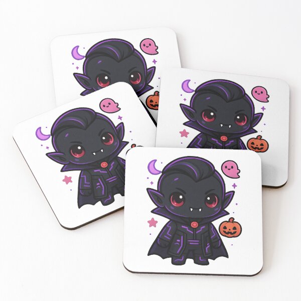 Item preview, Futuristic Black Chibi Vampire with Red Eyes designed and sold by OsasChild.