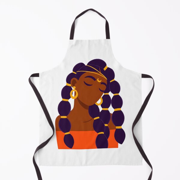 Item preview, Crescent Moon Goddess Black Woman | Minimalist Afrocentric Art designed and sold by OsasChild.