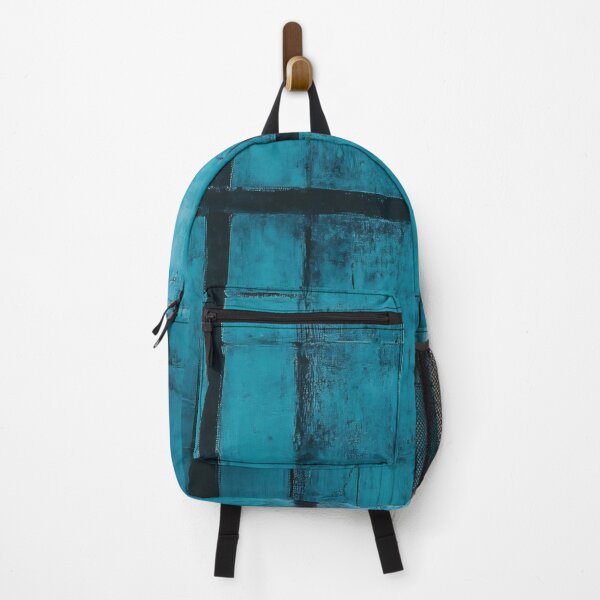 Item preview, Bold teal textured wall design designed and sold by anytka.