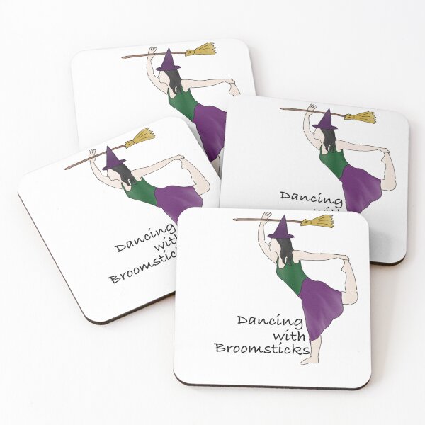 Item preview, Dancing with broomsticks designed and sold by Emily Bodden Art.