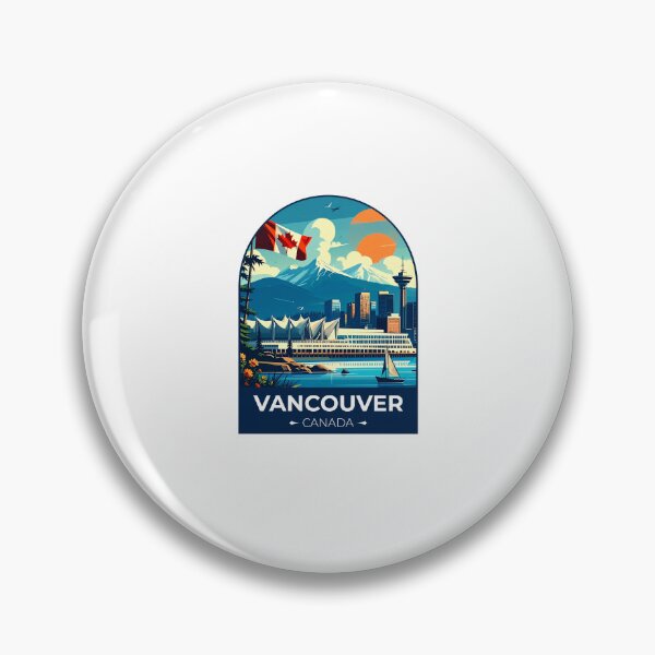 Item preview, Vancouver Canada Travel Sticker designed and sold by TulipaGraphics.