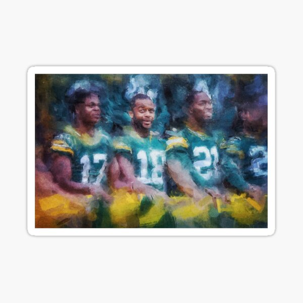 Randall Cobb Alternate Jersey Sticker for Sale by designsheaven