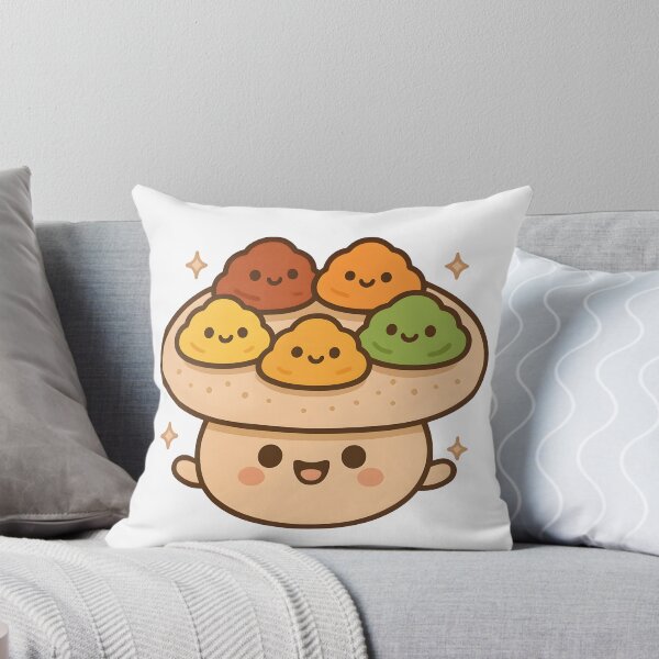 Item preview, Kawaii Injera with Ethiopian Stews | Cute African Food Art  designed and sold by OsasChild.