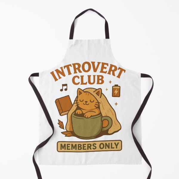 Item preview, Introvert Club – Retro Cozy Vibes designed and sold by RouniBoutique.