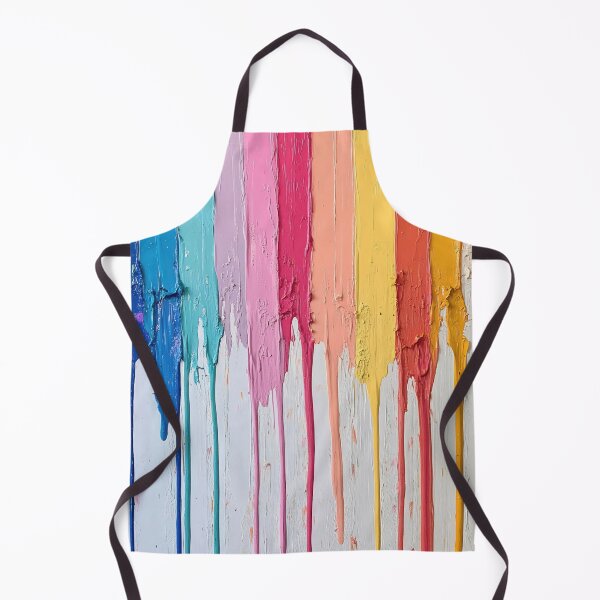 Item preview, Colorful paint drips on a canvas designed and sold by anytka.