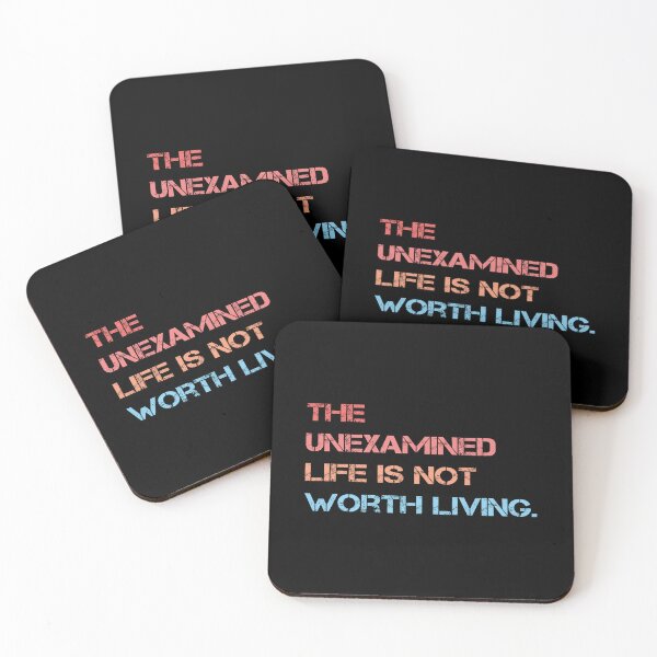 Item preview, The Unexamined Life Quote designed and sold by Apex Designs.