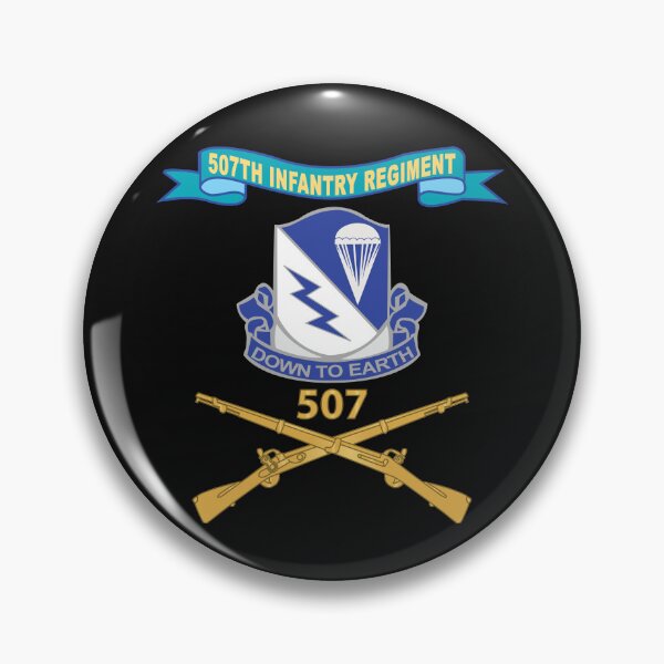 Item preview, Army - 507th Infantry Regiment - DUI w Br - Ribbon X 300 designed and sold by Military Insignia Products.