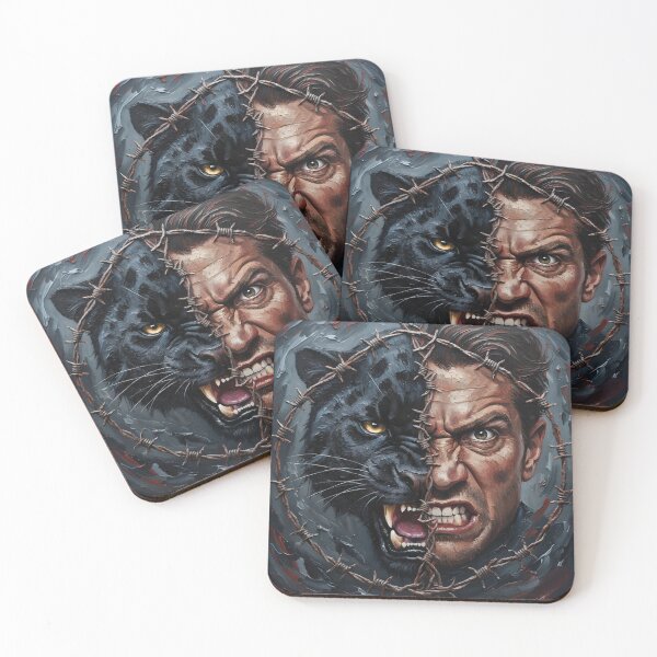 Item preview, An angry man is like a black panther. Nothing can stop him. designed and sold by jotcar.