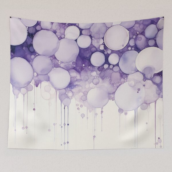 Item preview, Lavender Bubble Drizzle Watercolor Texture designed and sold by anytka.