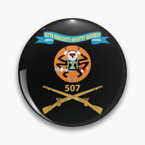 Item preview, Army - 507th Infantry Regiment - PP w Br - Ribbon w Regimental Number X 300 designed and sold by Military Insignia Products.