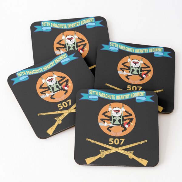 Item preview, Army - 507th Infantry Regiment - PP w Br - Ribbon w Regimental Number X 300 designed and sold by Military Insignia Products.