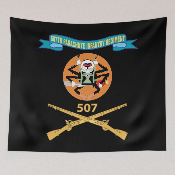 Item preview, Army - 507th Infantry Regiment - PP w Br - Ribbon w Regimental Number X 300 designed and sold by Military Insignia Products.