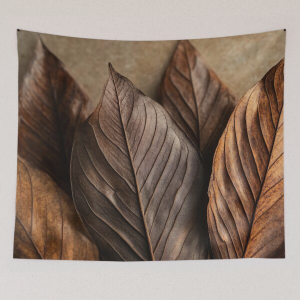 Item preview, Leaves on textured surface designed and sold by anytka.
