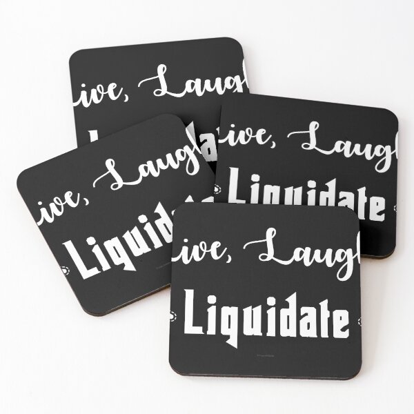 Item preview, Live, Laugh, Liquidate Icon designed and sold by Logo-A-GoGo.