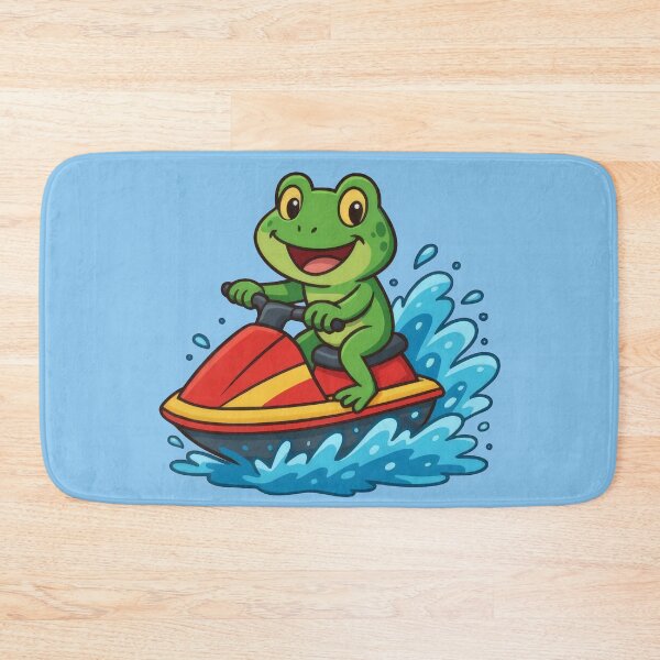 Item preview, Adventurous Frog's Fun Jet Ski Ride designed and sold by IraBum.