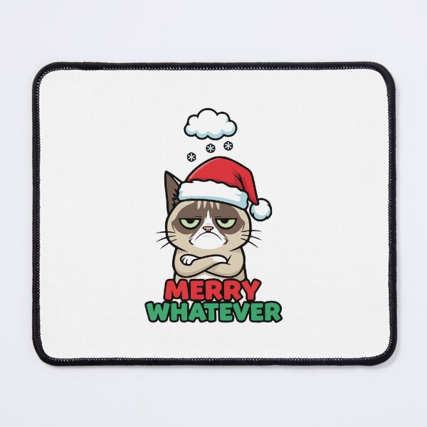 Item preview, Grumpy cat in Christmas mood designed and sold by KasiaRawska.