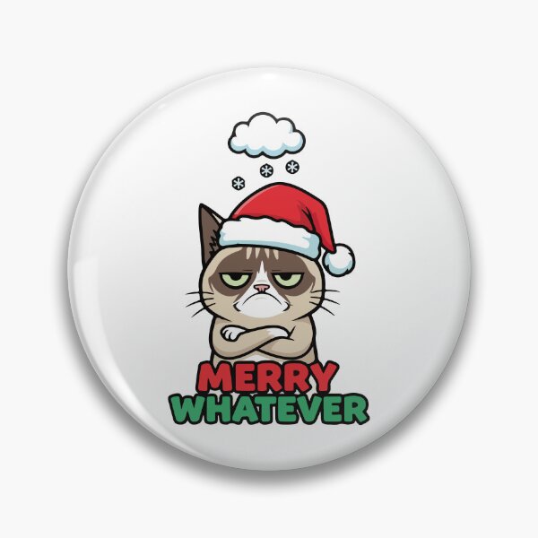 Item preview, Grumpy cat in Christmas mood designed and sold by KasiaRawska.