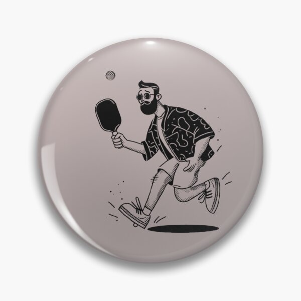 Item preview, Hipster Pickleball player designed and sold by Brendon987.