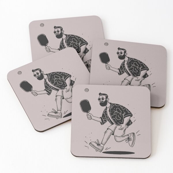 Item preview, Hipster Pickleball player designed and sold by Brendon987.