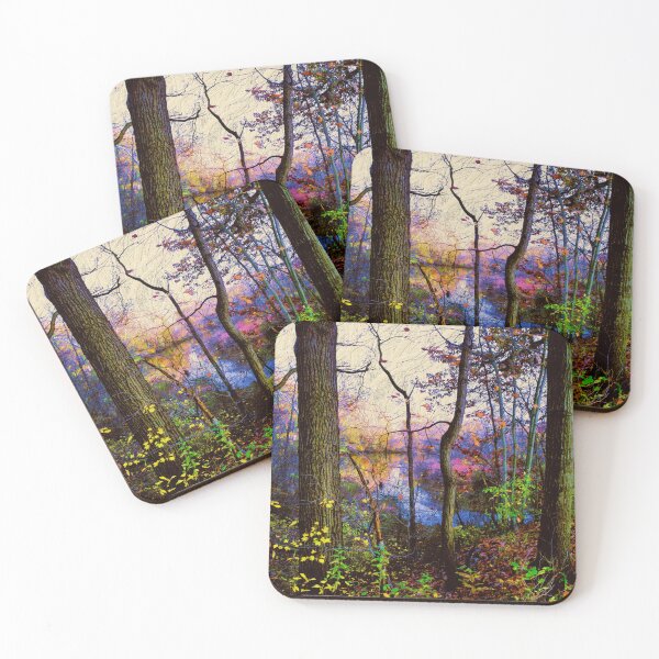 Item preview, Vibrant Forest by the Lake designed and sold by Natalie Holland.