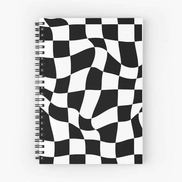 Item preview, Distorted Groovy Geometric Black and White Checkerboard Grid designed and sold by OneThreeSix.