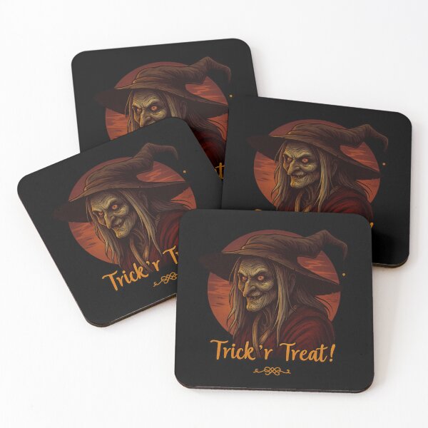 Item preview, Witch Trick or Treat Halloween T-Shirt – Spooky Creepy Design designed and sold by Trendora Studio.