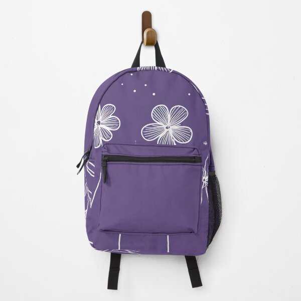 Item preview, Purple floral design with white designed and sold by anytka.