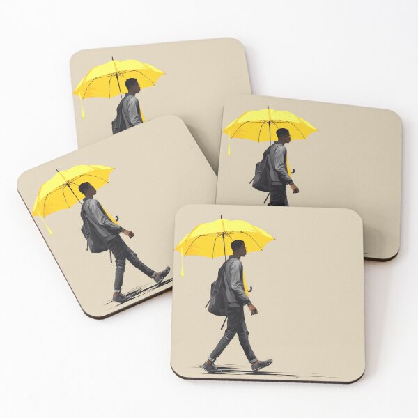 Item preview, Striking Contrast - Person with Umbrella designed and sold by anytka.