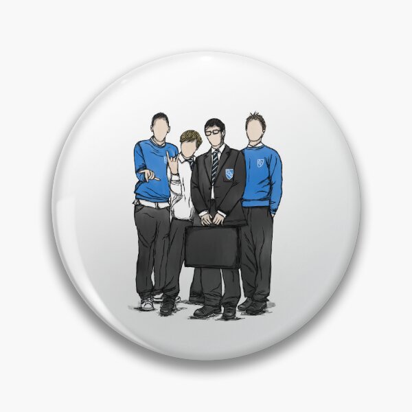 Item preview, The Inbetweeners – Will, Simon, Jay & Neil British Teen Comedy Classic designed and sold by MelissaJamesIll.