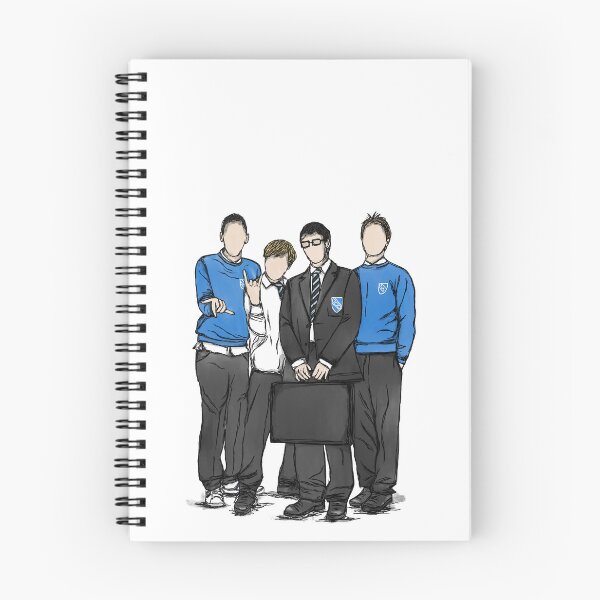 Item preview, The Inbetweeners – Will, Simon, Jay & Neil British Teen Comedy Classic designed and sold by MelissaJamesIll.