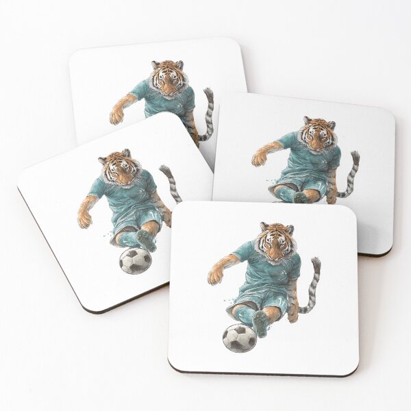 Item preview, A TIGER FOOTBALLER designed and sold by infinitearte.