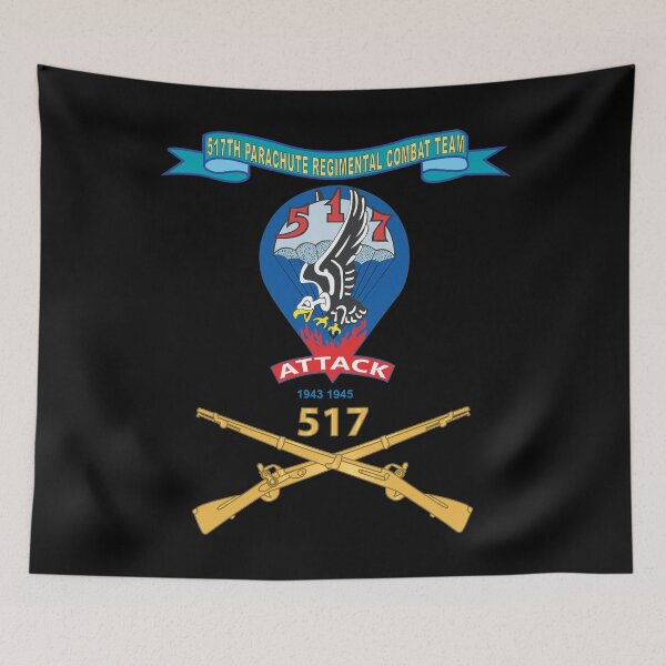 Item preview, Army - 517th Parachute Regimental Combat Team - PP  w Number Br - Ribbon X 300 designed and sold by Military Insignia Products.