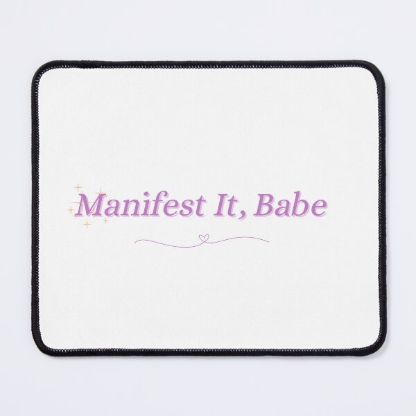 Item preview, Manifest It Babe – Motivational Quote, Manifestation Shirt, Positive Affirmation, Feminine Aesthetic Typography Design designed and sold by MindsetStudio.