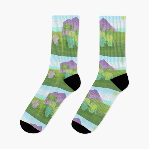 Item preview, Happy Elephants  designed and sold by Liudmyla-Lorain.