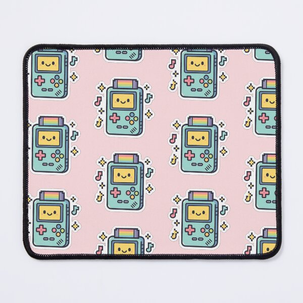 Item preview, Kawaii Retro Game Console – Cute Handheld Gaming Sticker designed and sold by KrintoryTees.