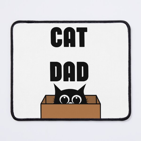 Item preview, Funny Cat Dad in Box Art designed and sold by DoraPL.