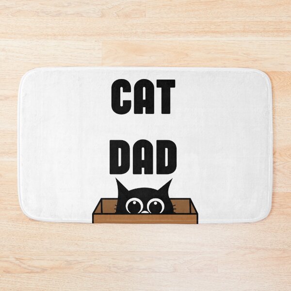 Item preview, Funny Cat Dad in Box Art designed and sold by DoraPL.