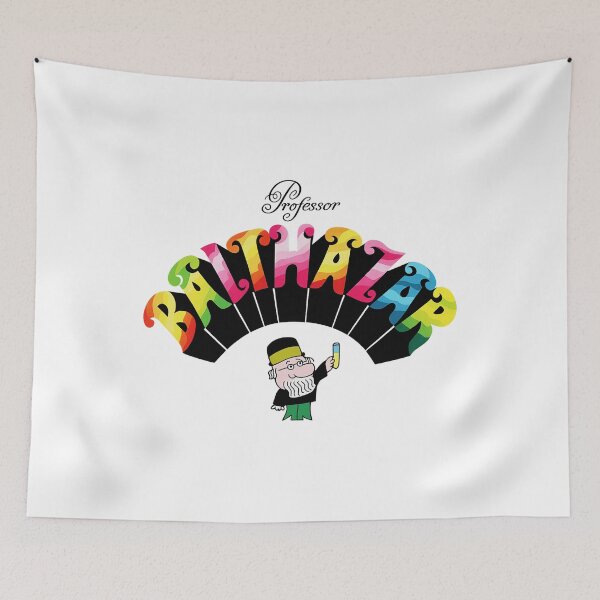 Item preview, Professor Baltazar Retro Rainbow Cartoon Design designed and sold by pantapita.