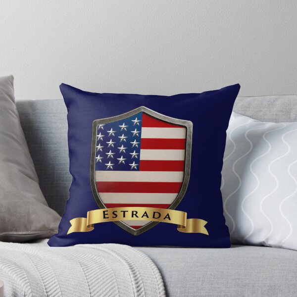 Item preview, Estrada Family USA Shield, Stars & Stripes Pride Crest designed and sold by Highlandkings.