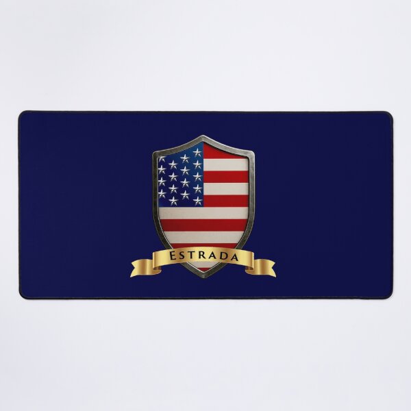 Item preview, Estrada Family USA Shield, Stars & Stripes Pride Crest designed and sold by Highlandkings.
