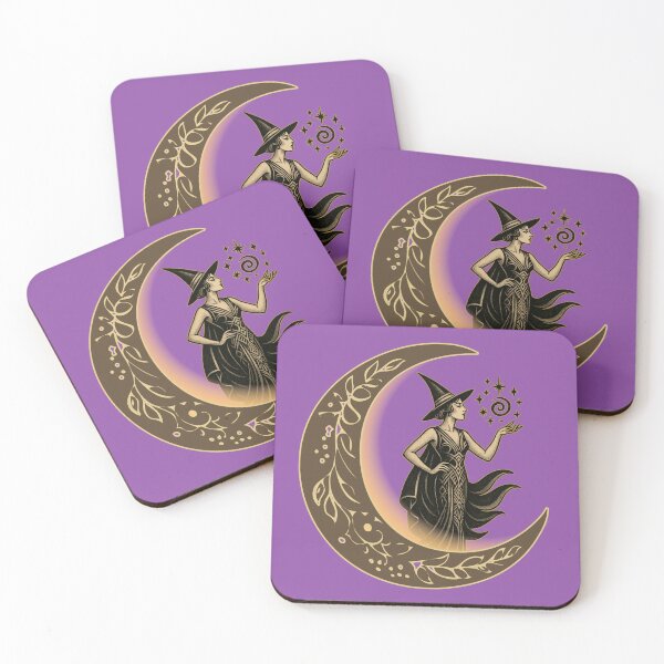Item preview, Art Deco Witch designed and sold by Chaos Fairy Creations.