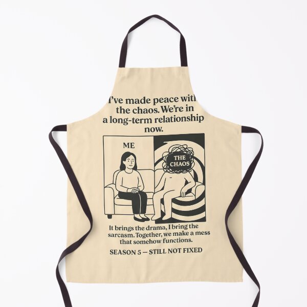 Item preview, Made Peace with the Chaos Long-Term Relationship Sitcom Meme designed and sold by VoidBloom Studio.